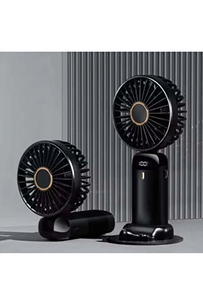Myhomes Ventilator portabil, 3 in 1, portabil, birou, suport telefon mobil, 5...