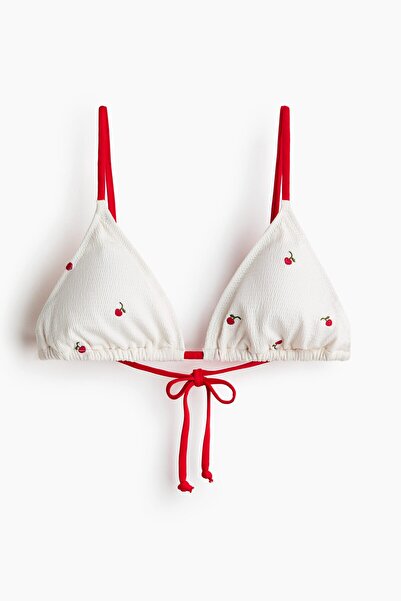 H&M Dolgulu Üçgen Bikini Üstü