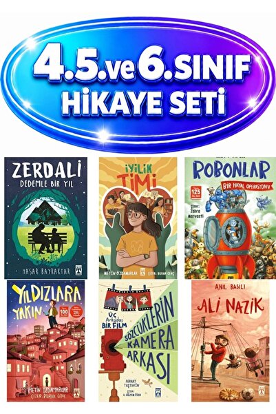 Genç Timaş 4,5 VE 6. SINIF OKUMA SETİ Ali Nazik,Zerdali - Dedemle Bir Yıl ,İy...