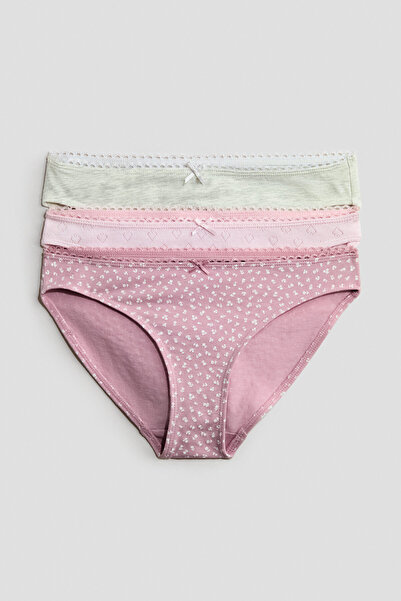 H&M 3'lü Pamuklu Külot