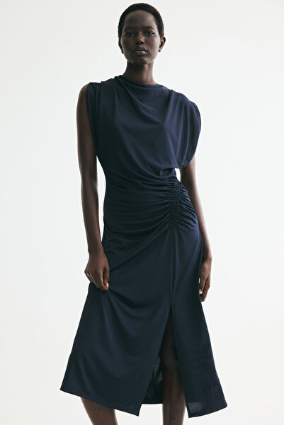 H&M Drapeli Jarse Elbise