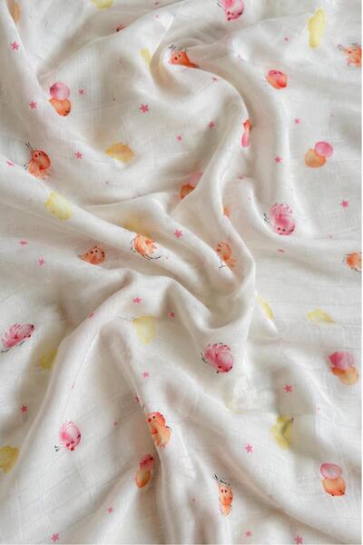 Lakoren Multi-Purpose Muslin Blanket / 100% Cotton / Special Tailoring / 80X85 cm