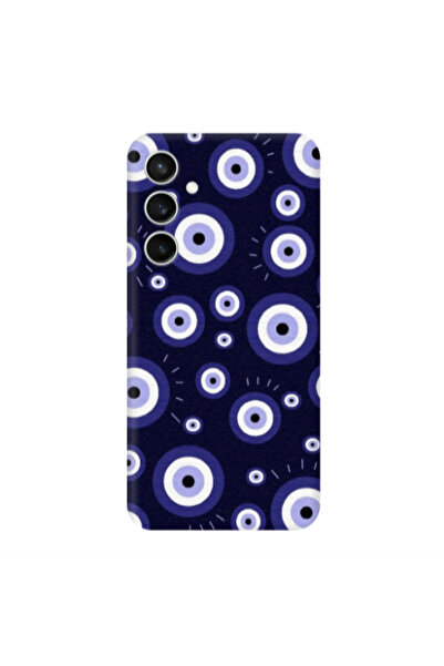 Other Samsung S24 Plus Purple evil eye bead Transparent Silicone TPU Θήκη