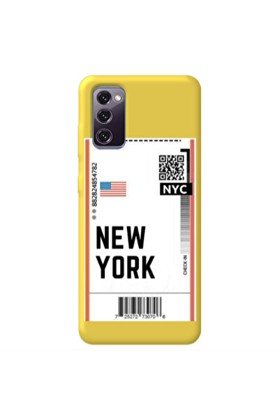 Other Samsung S20 FE New York NYC Yellow Colored Silicone TPU Θήκη