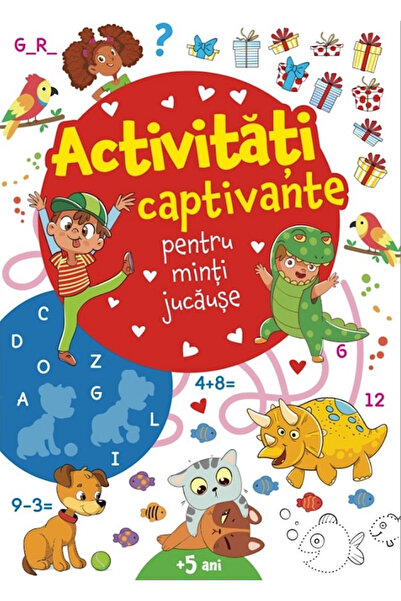 Editura Flamingo GD Activități captivante pentru mintele jucăușe Roșu, - Edit...