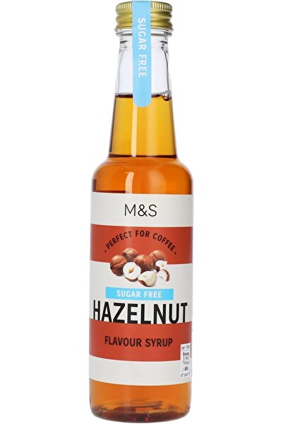 M&S FOOD M&S Hazelnut Flavour Syrup Perfect for Coffee, Sugar Free, 250ml