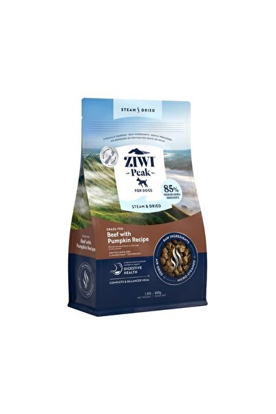 ZIWI Peak طعام كلاب بالبخار والمجفف بنكهة اللحم البقري والقرع