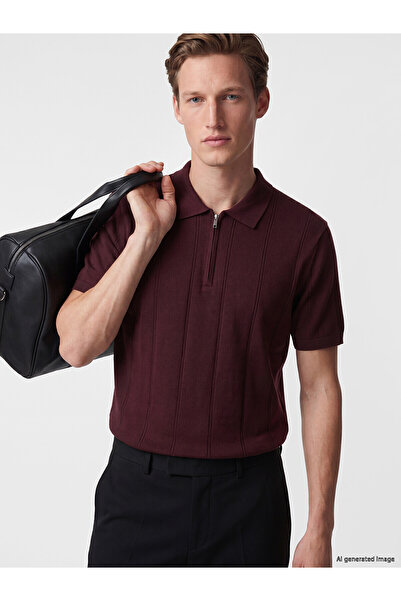 LC Waikiki Vizyon New Season Polo Collar Men's Knitwear T-Shirt