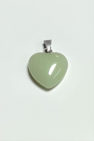 Generic Brand Svl-Shop Jade Heart Natural Stone Pendant Small 1.5 cm (232259)...