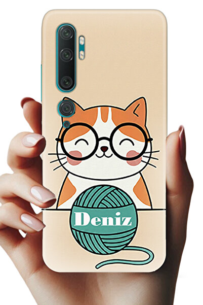 Noprin Xiaomi Mi Note 10 Pro Kılıf - İsimli Yazılı Kişiye Özel Kişileştireleb...