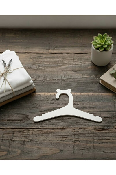 ih ihra Set of 10 Wooden Baby Clothes Hangers - Children's Hangers for Wardrobe