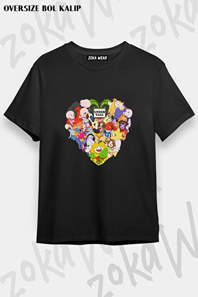 ZOKAWEAR Μπλουζάκι Unisex Loose Fit Undertale Sans v27 με στάμπα