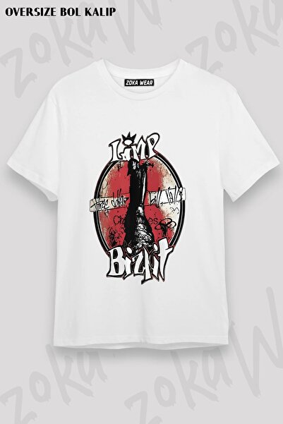 ZOKAWEAR Μπλουζάκι Unisex Loose Fit με στάμπα Limp Bizkit v7