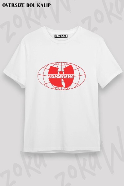 ZOKAWEAR Unisex Loose Fit Wu Tang Clan V25 Printed T-Shirt