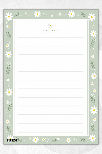 Ficksy A5 Notepad Lined Notebook - 50 Sheets - Memopad - Notepad - Notepad - ...