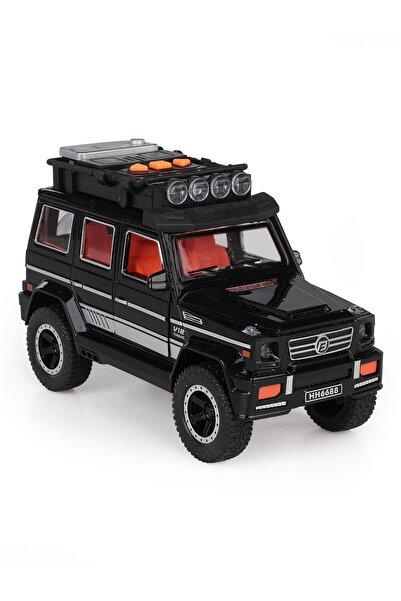 Vardem Kutulu Sürtmeli Işıklı Müzikli Off-Road Lüks Araba - Siyah