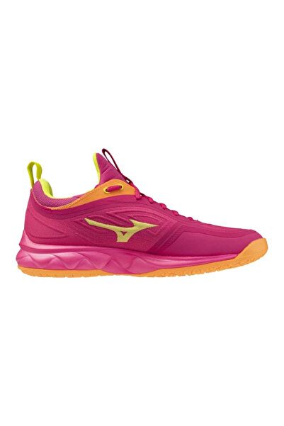 MIZUNO Wave Luminous 3 Unisex Voleybol Ayakkabısı Pembe / Sarı