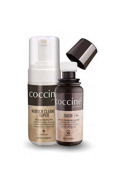 Coccine Set, Coccine, Spuma de curatare 100ml si Renovator piele intoarsa 75m...