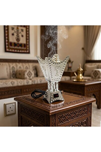 OKAE Electric Incense Burner Metal Bakhoor Burner Middle Eastern Style Tablet...