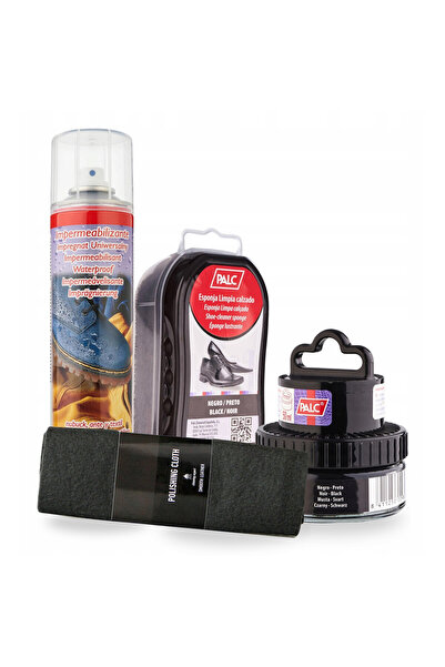 Palc Set de ingrijire a incaltamintei, degete, pasta crema neagra 2 in 1 50 m...