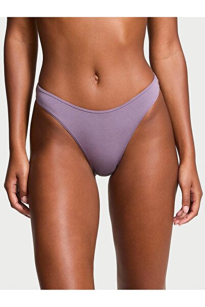 Victoria's Secret Esnek Pamuklu Derin Bacak Kesim Scoop Tanga