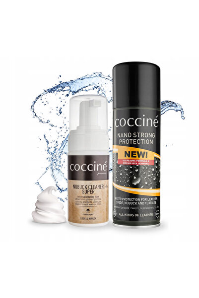 Coccine Set de curatare si impregnare, Coccine, Nubuck Cleaner si Nano Protec...