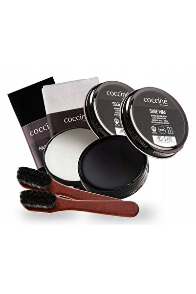 Coccine Set de ingrijire a incaltamintei, Coccine, 6 in 1, crema de ghete nea...