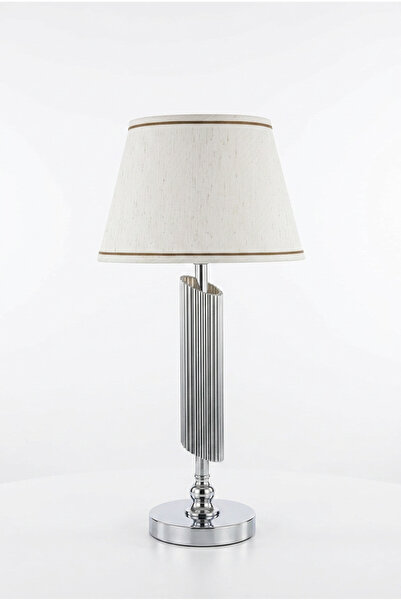 LUMINZO Lafela Silver Luxury Series White Headboard Cylinder Rod Design Metal...