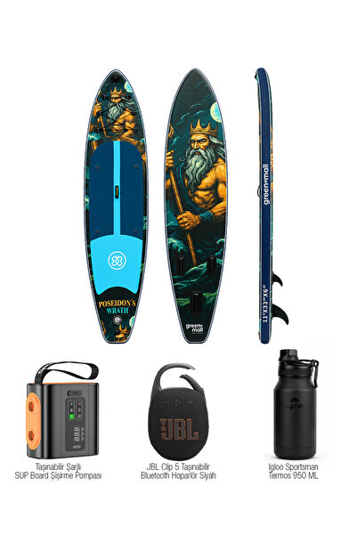 Greenmall Adventure Set – Wrath Of Poseidon Şişme SUP Board / Paddle Board 33...