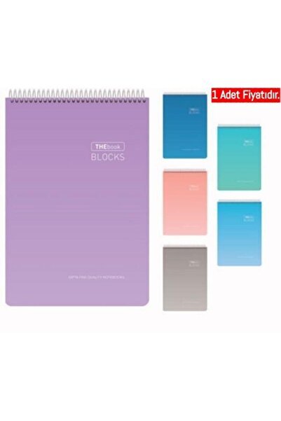 Gıpta Thebook Blocks Spr.Sert Kpk.Bloknot A4 100-4 Yp Checkered (1 Piece)