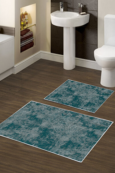ALANUR Non-Slip, Washable, Digitally Printed 2-Piece Toilet Seat Set |   Rect...