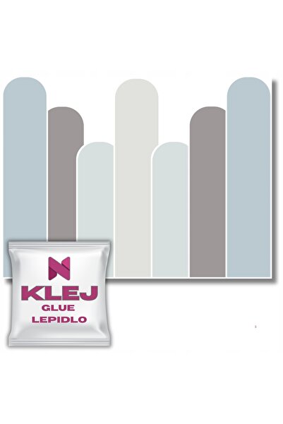 Naklejkomania Fototapet Pastel Pentru Copii, Decoratiune De Perete: Dungi Alb...