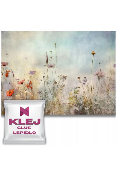 Naklejkomania Fototapet Pastel Pentru Sufragerie, Decoratiune Murala: Pajiste...