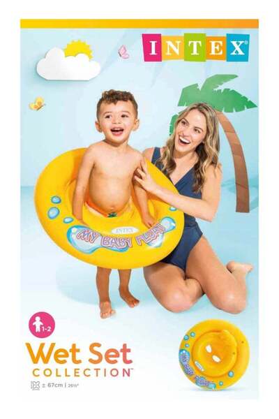 Intex , My Baby Float - Inflatable Swimming Ring for Infants & Toddlers, Unis...