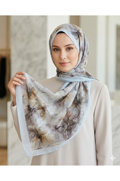 REMOMODA French Silk Shawl Tie-Dye Pattern, High Quality, Supple and Soft