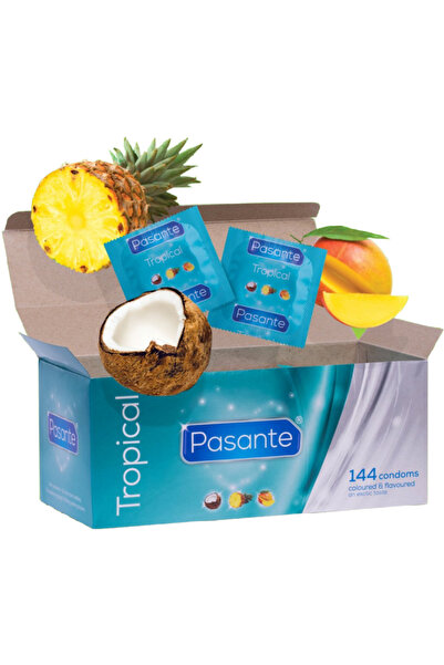 PASANTE Prezervative Tropical Flavors 144 bucati