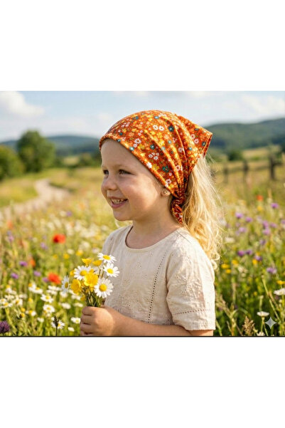 Eylülce Butik Girls' Bandana 100% Cotton Non-Flatting-Non-Sweating-Non-Slip S...
