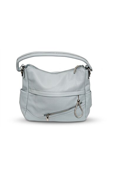 OEM Geanta Dama Crossbody Piele Ecologica Bleu - 27x30 cm