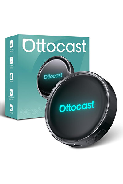 Ottocast OttoAibox P3 Pro Adaptor wireless CarPlay și Android Auto, Negru