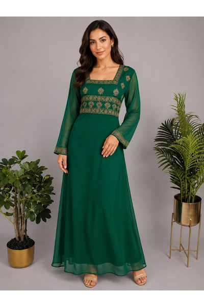 ASIAN Nayem Jalabiya Stylish Women's Jalabiya with Elegant Patterns Made from...