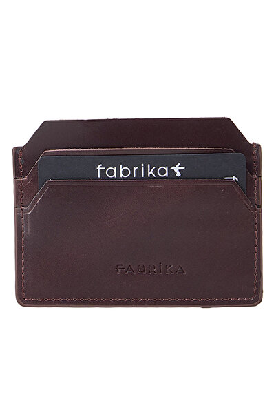Fabrika Kahverengi Kadın Kartlık Frk 325 ANL Deri