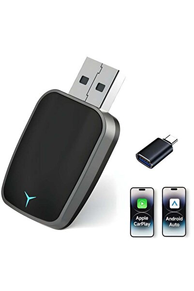 GULF GALLERY Mini Wireless Carplay Adapter, Convert Wired to Wireless Car Pla...