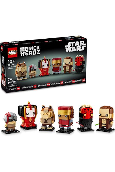 LEGO Star Wars BrickHeadz The Phantom Menace - Collectible Star Wars Figures ...