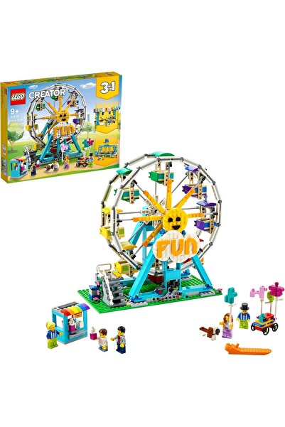 LEGO Creator 3in1 Ferris Wheel 31119 Building Kit with Rebuildable Toy Bumper...