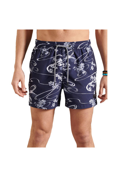 SUPERDRY Șorturi de înot și volei pe plajă pentru bărbați Super 5s S