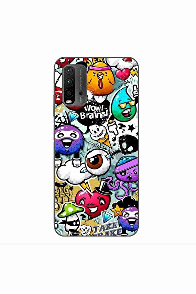 OEM Husa compatibila cu Xiaomi Redmi 9T Silicon Gel Tpu Model Pop Art Graffiti