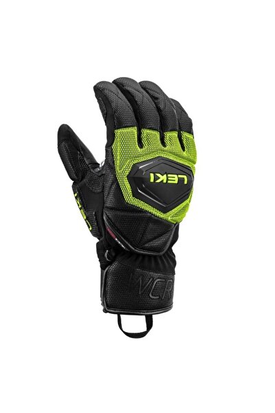 LEKI Mănuși de schi WCR Coach 3D - Negru/Lime-8