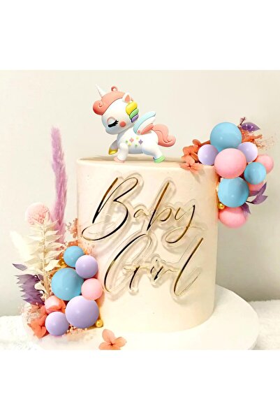MIULEE Set Decoratiuni Tort Unicorn, 16 Piese, Pentru Petrecere Aniversara, I...