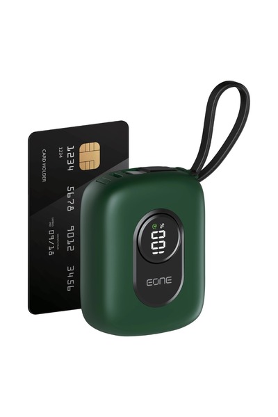 EONE Tiny 10000Mah Power Bank 22.5W Fast Charging with Built in Cables & Led ...