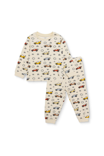 ebebek Hello Baby HelloBaby Erkek Bebek Pijama Takımı Araba Baskılı Bisiklet ...